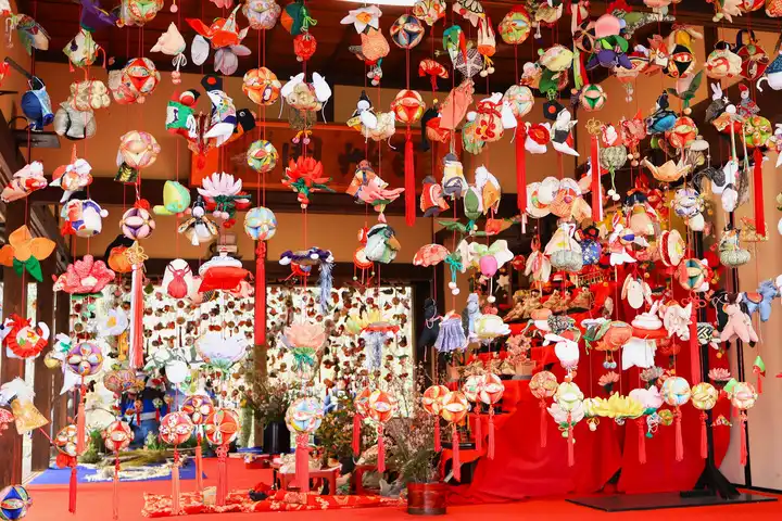 百草の里のひな祭りの写真
