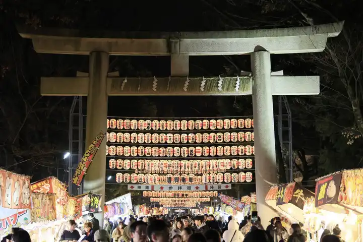 大國魂の初詣の写真