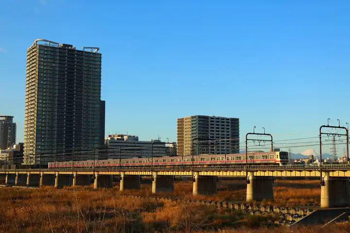 初日の出を浴びての写真