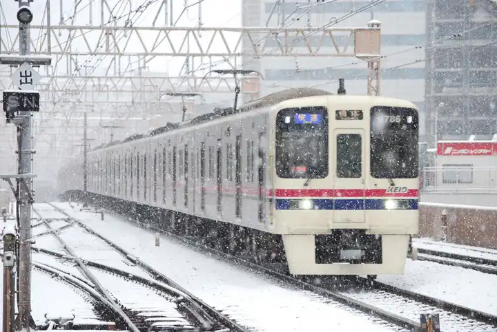 雪の朝の写真