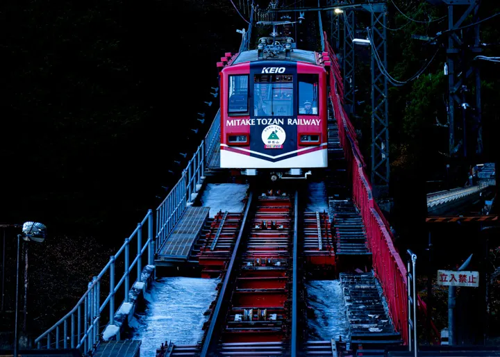 寒さマシマシ登山鉄道の写真