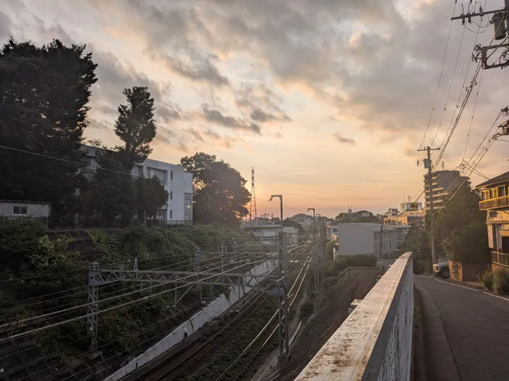 夕の写真