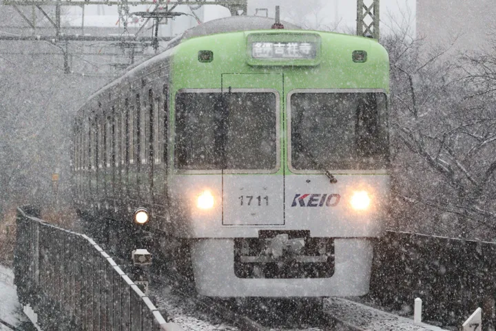冬の軌跡の写真