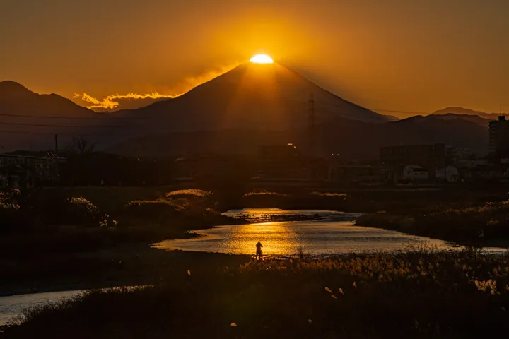 最後の光の写真