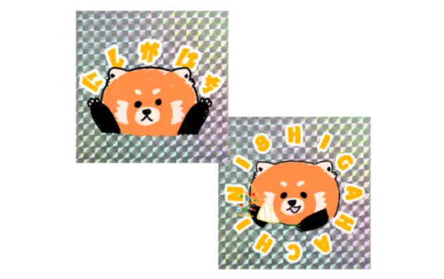 ホログラムシール 各200円(税込)のイメージ