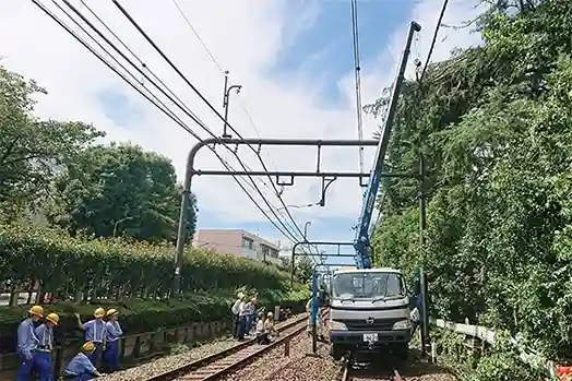 危険箇所を点検する様子