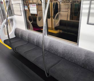 9000系リニューアル車両のアップサイクル品の写真