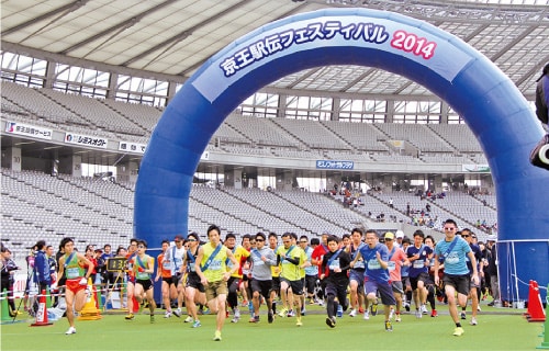 駅伝大会の様子