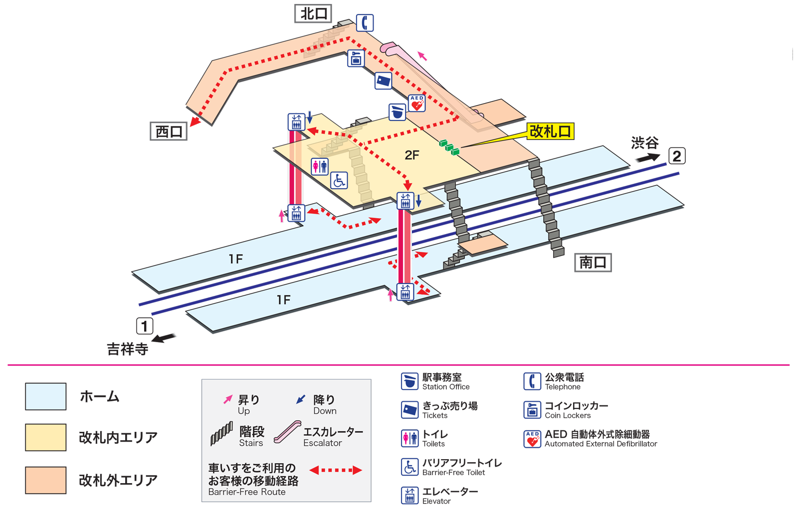 駅構内マップ