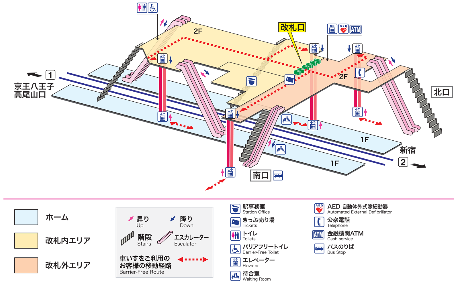 駅構内マップ