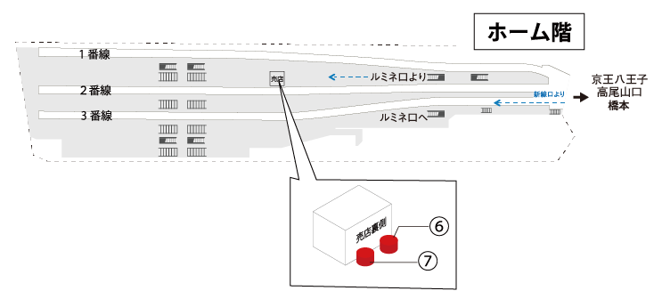 ホーム階設置場所イメージ