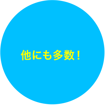 他にも多数!